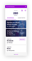 widget bonifiq com recompensas customizadas